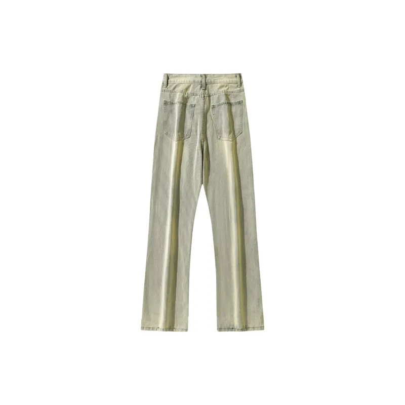 TESTUNG Classic Jeans Style Unisex Yellow Mud Tone-2