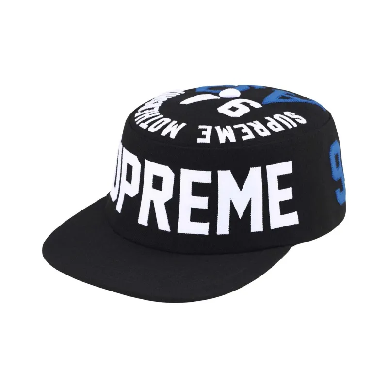 Supreme Alpha Omega Pillbox Hat-0
