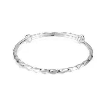 CHIEMOT S999 Fine Silver Bangles Women's