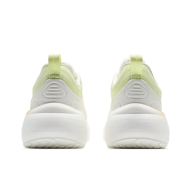 XTEP Mysterious Feather Running Shoes Women's Low Top Sail White/Matcha Light Green-3