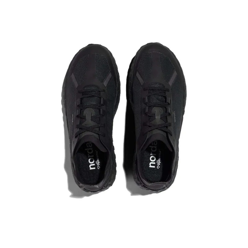 NORDA 001 Anti Slip Wear Resistant Low Top Running Shoes Men's Black-2