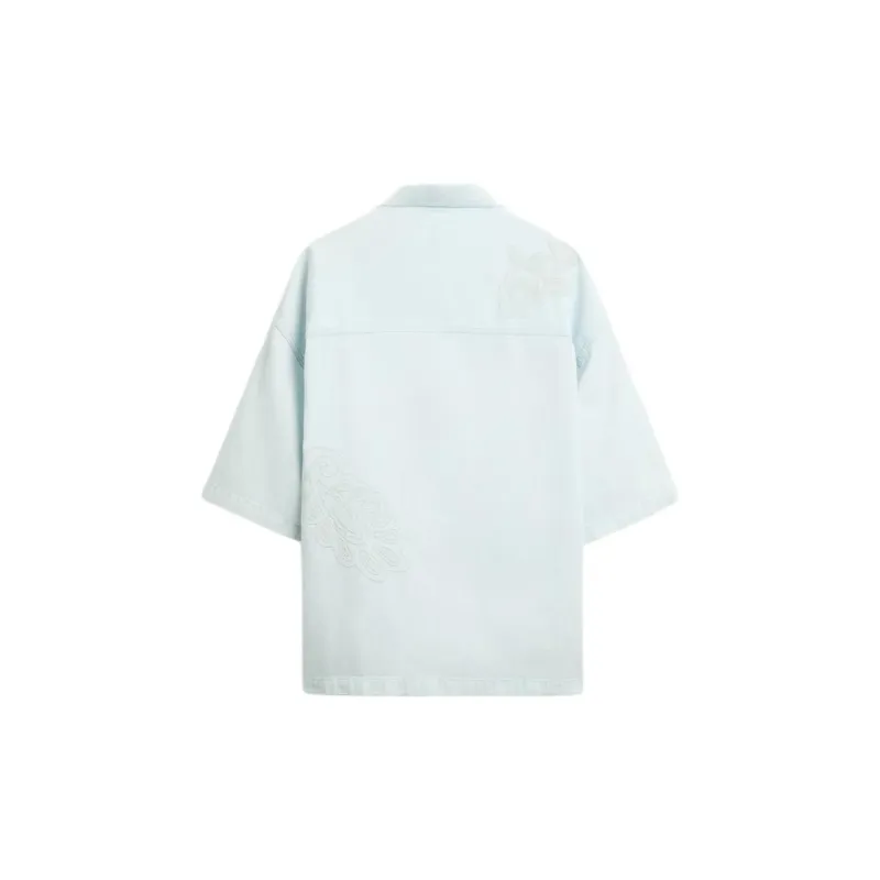ZARA Shirts Men Light Blue-1
