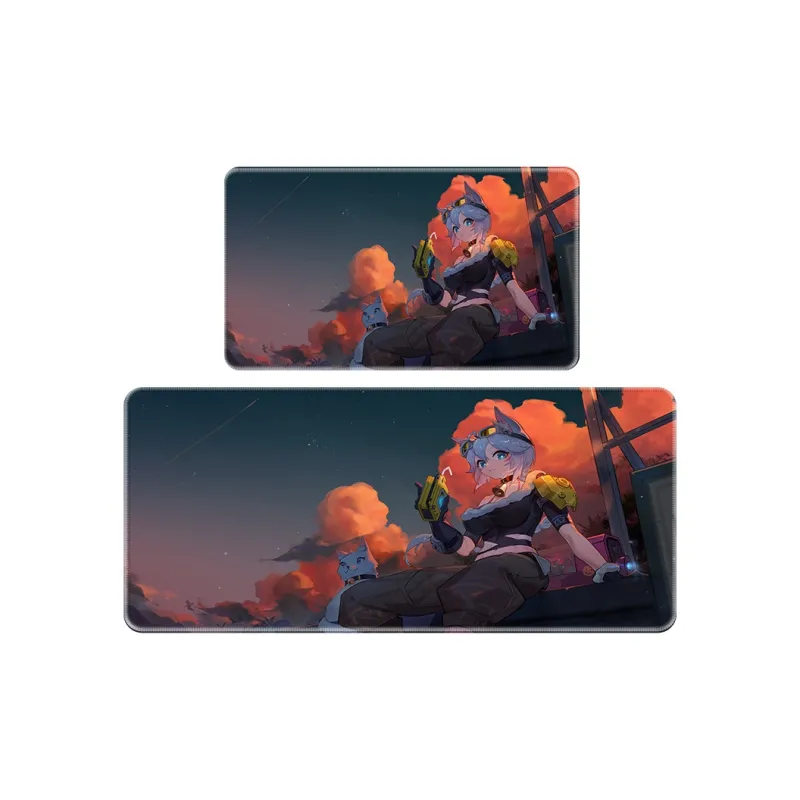 GULAN Multiple Images Available Extra Large Esports Slim Fit G13 Precision Lock Edge Natural Rubber Sole Mouse Pads-22