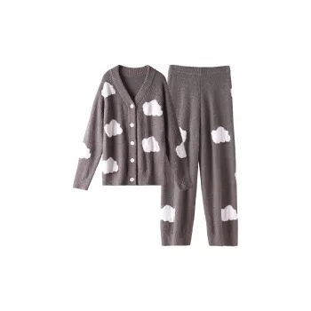 XIAFENYAN Pajama Set Women's Gray