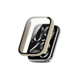 Ivory White[PC+Tempered Integrated Protective Case]Scratch-Resistant Impact-Resistant ★ Precise Cut-Out