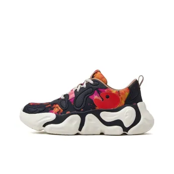 U.IN Painted Travel Shoes Low Top Chunky Sneakers Unisex