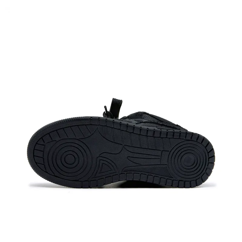 MQMS Skateboard Shoes Unisex Low Top Gray/Black-5