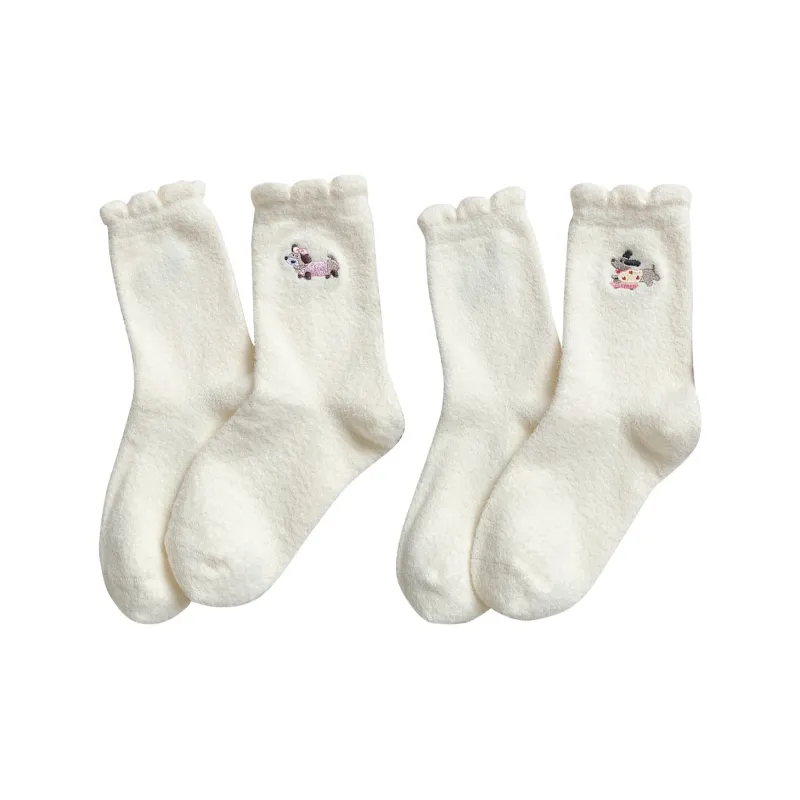 Mid Calf Socks Women's Combo Set-10