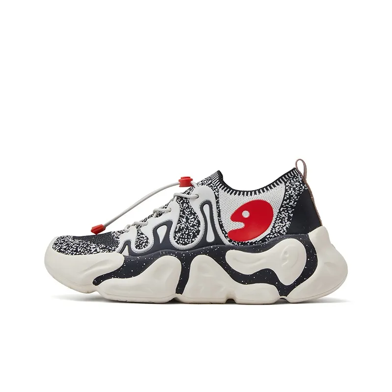 U.IN Painted Travel Shoes Low Top Chunky Sneakers Unisex-44