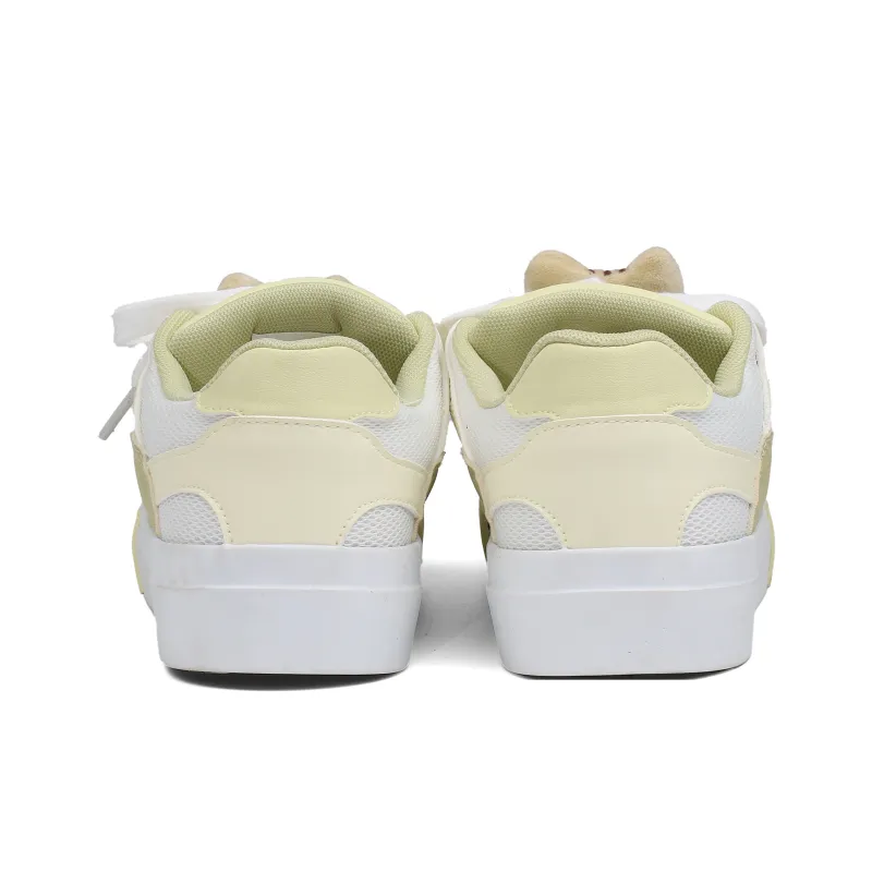 B10CROWN Wear resistant Lightweight Breathable And Non slip. Low Top Skateboard Shoes Women's Cream Donut-5