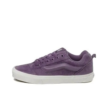 Vans Knu Skool Anti Slip Wear Resistant Low Top Skateboard Shoes Unisex Purple