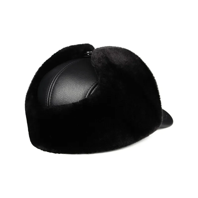 BANDICOOT Cow Leather Trapper Hats Men's-1