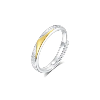 D.Get S925 Silver Rings Unisex Gift Box Good Luck