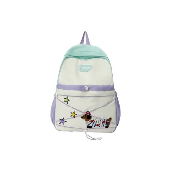LUVISTRUE Composite Cloth Backpack Regular Women's Pink/Black/Khaki/Blue/Purple