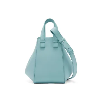 LOEWE Hammock Cow Leather Shoulder Bag Crossbody Bag Handbag Women's Aqua
