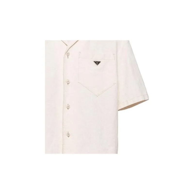 PRADA Shirts Men Beige-4