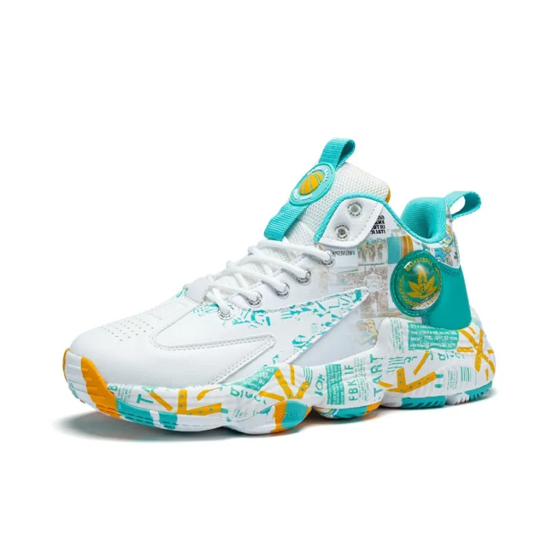 Black tailed Deer Shock Absorbers With Slip Resistant And Abrasion Resistant Properties Mid Top Basketball Shoes Unisex-1