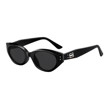 PARMU Plate Frame Cat Eye Sunglasses Unisex