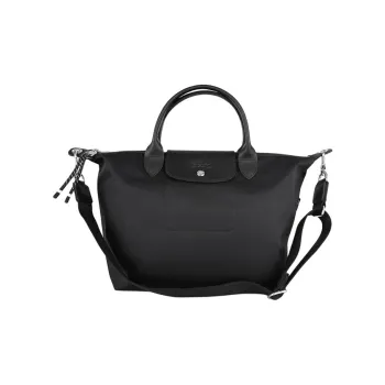 LONGCHAMP Le Pliage Energy Nylon/Canvas Dumpling Bag Crossbody Handbags Medium Size Women's Black