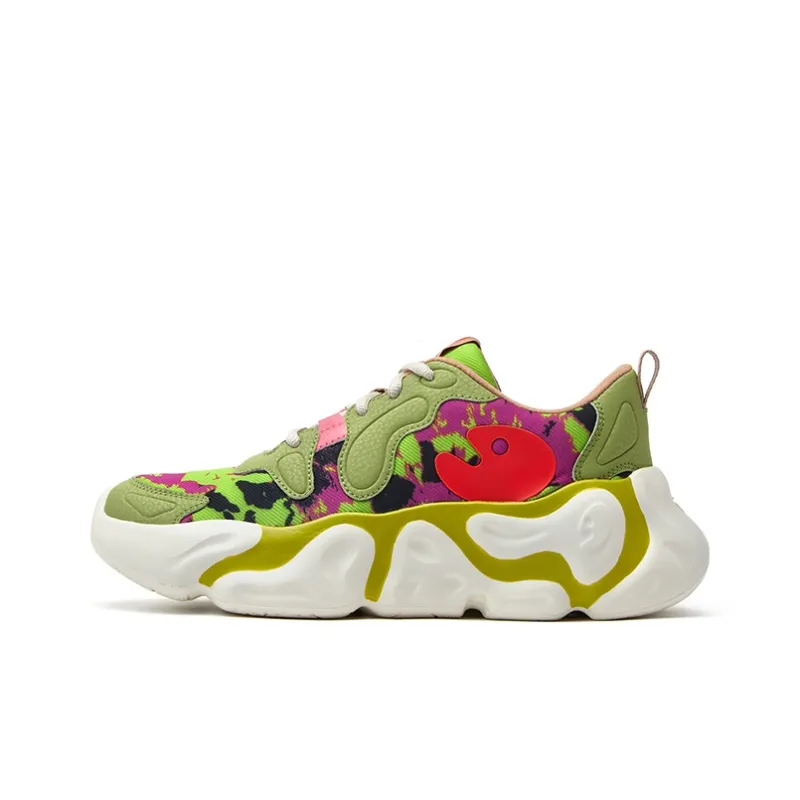 U.IN Painted Travel Shoes Low Top Chunky Sneakers Unisex-4