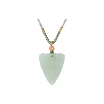 JIAHAOJADE Hetian Jade Necklaces Green Jade Women's