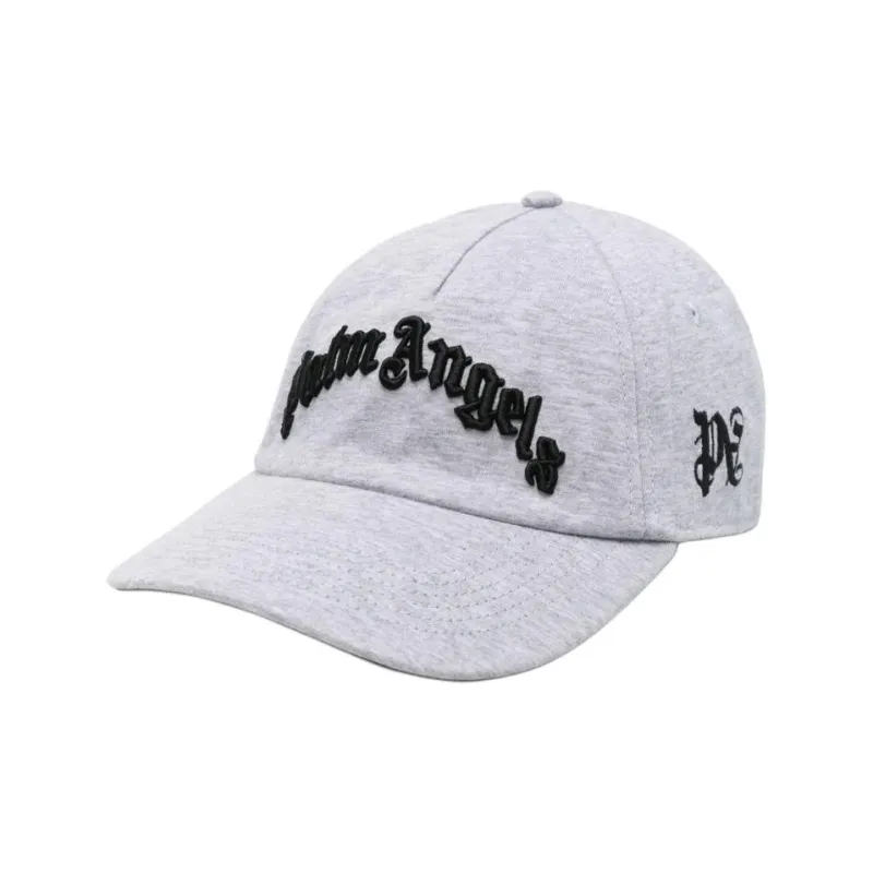 PALM ANGELS Curved Logo Cap-0