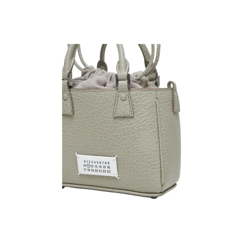 Maison Margiela 5AC Calfskin Shoulder Bag Crossbody Bag Handbag Women's Light Cameo Brown Green-3