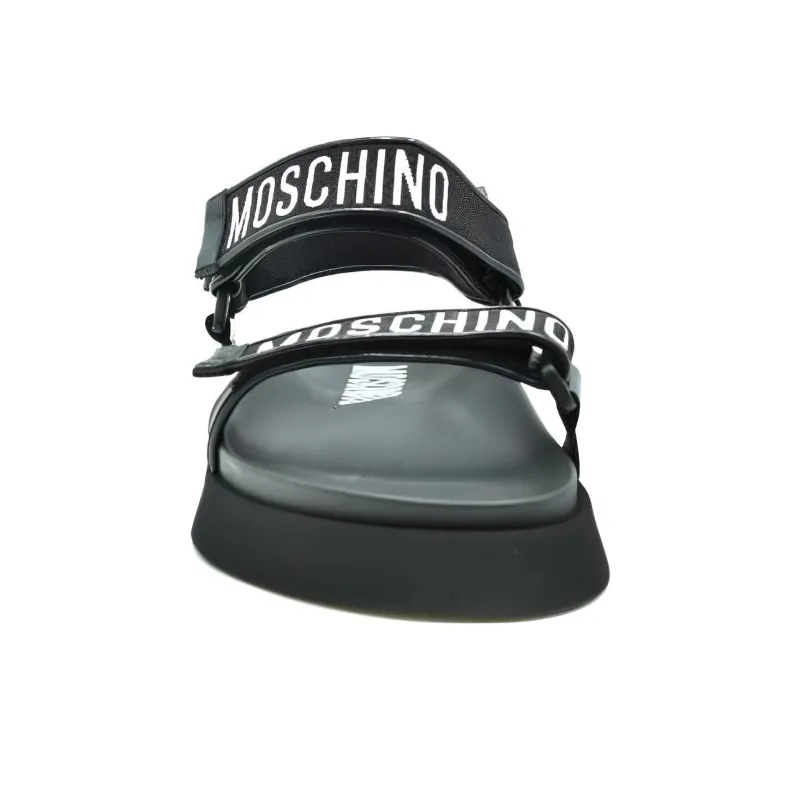 MOSCHINO Strap Sandals Men's Black-3