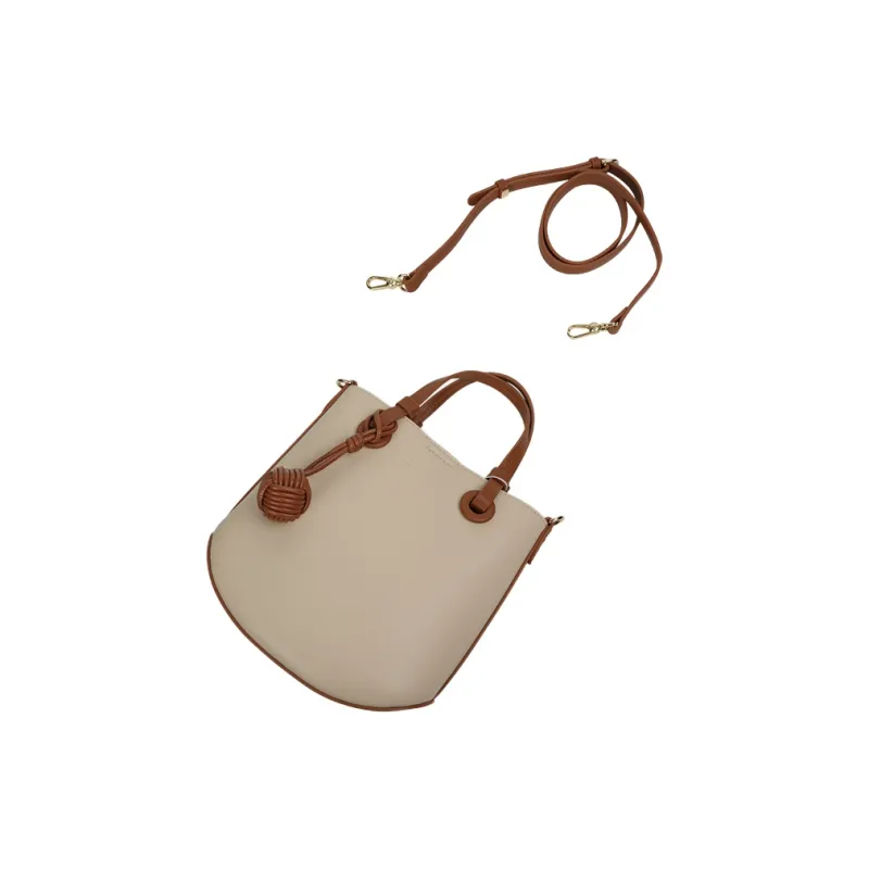 OMI Synthetic Leather Crossbody Handbag Regular Women's Brown-3