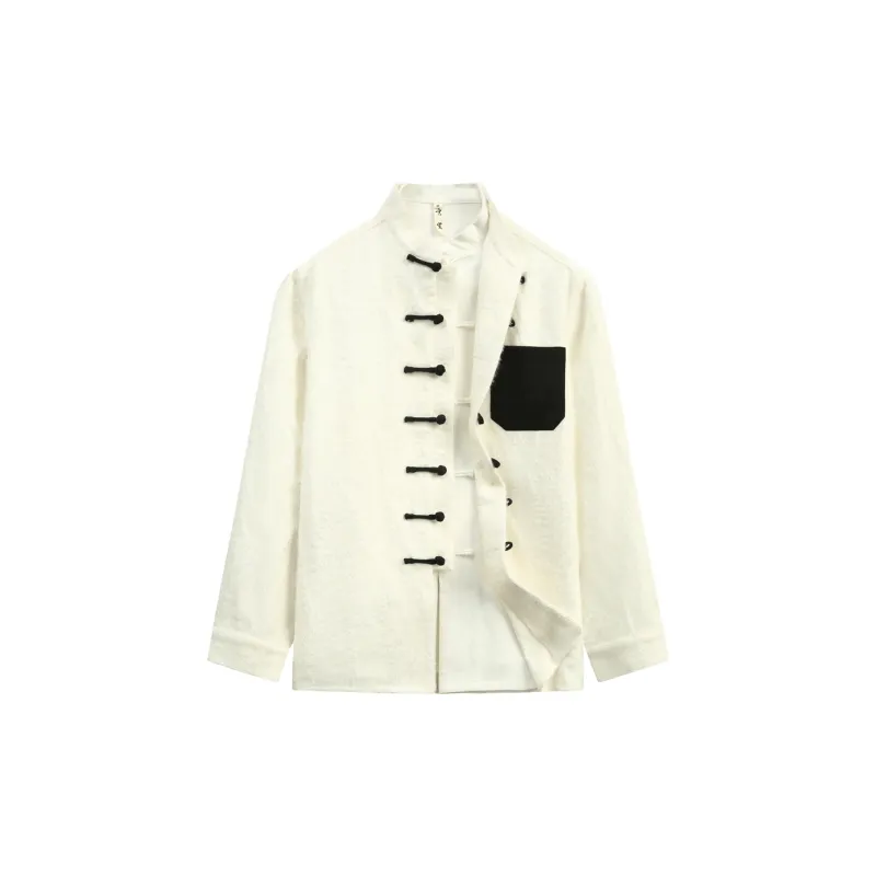 XUANSHENG Jackets Coats Men's White-5