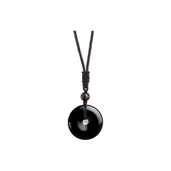 Asia Star Obsidian Necklaces Unisex