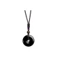 Peaceful Buckle Necklace, Obsidian Style