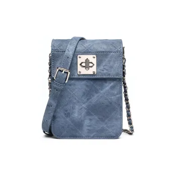 NIUMJ PU Cell Phone Pouch Regular Women's Blue/Pink/White/Black