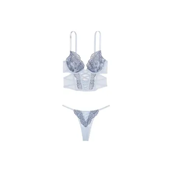 Victoria's Secret Underwear Set Women's Light Blue