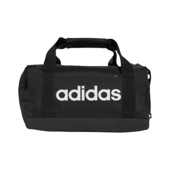 Adidas Polyester Portable Gym Bag Small Size Unisex Black & White