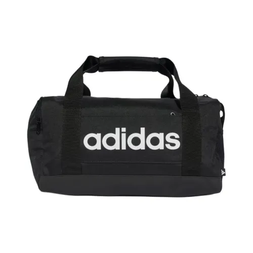 Adidas Polyester Portable Gym Bag Small Size Unisex Black & White