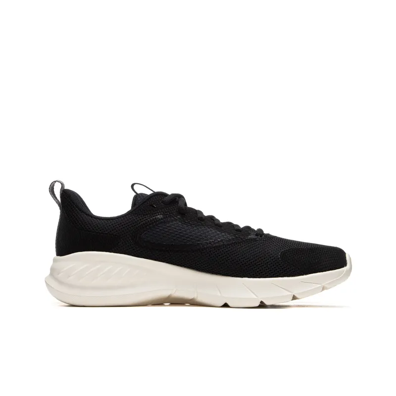 LiNing EasyFit Fle Anti-Slip And Wear-Resistant Breathable Low-Top Casual Running Shoes Men's Black White-1