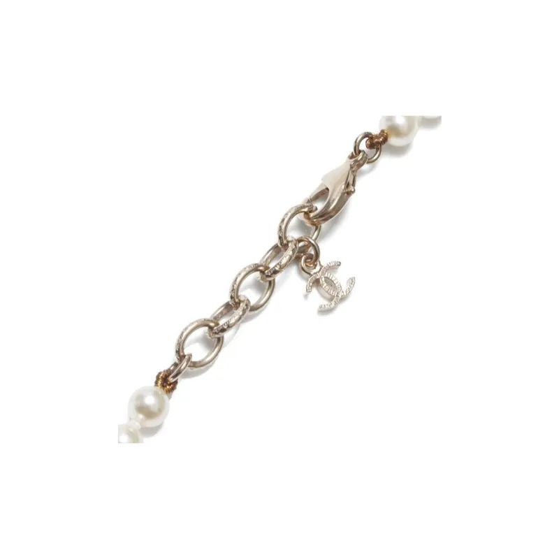 CHANEL 2016 Cc Faux-pearl Necklace-2