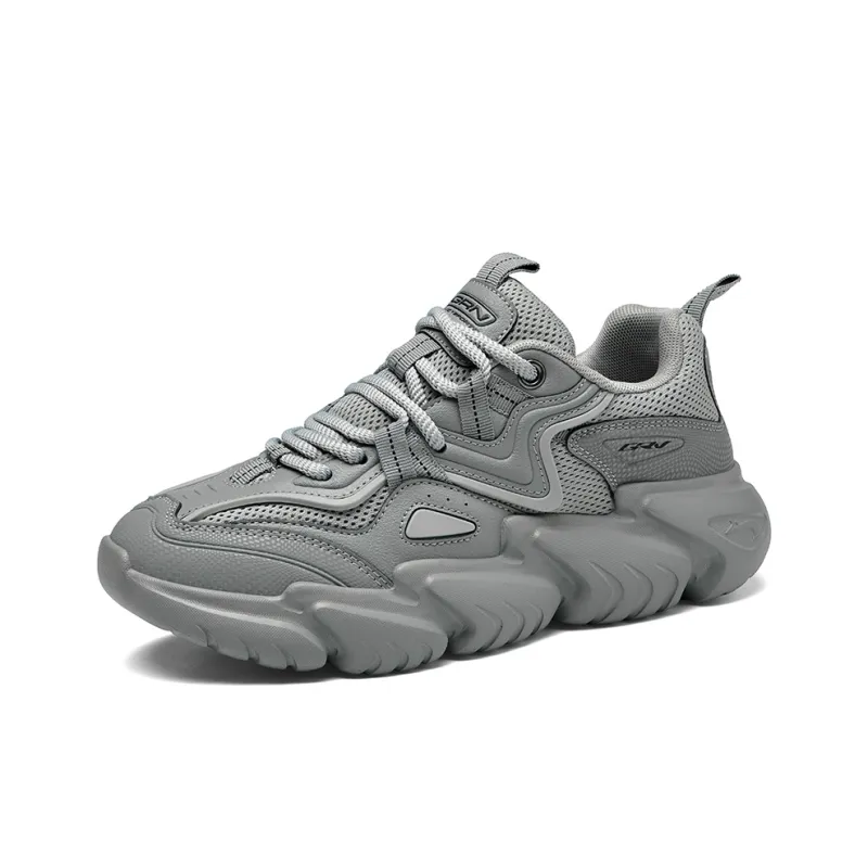 K-bird Anti-Slip And Wear-Resistant Height Increasing Low-Top Chunky Sneakers Men's-1