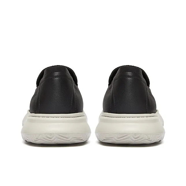 HANG TEN Men's Casual Shoes Men Low Top Black Gray/Khaki-2