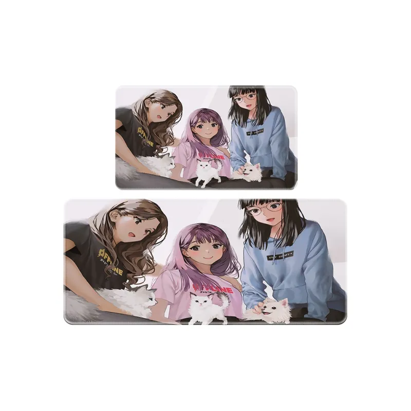 GULAN Multiple Images Available Extra Large Esports Slim Fit G11 Precision Lock Edge Natural Rubber Sole Mouse Pads-42