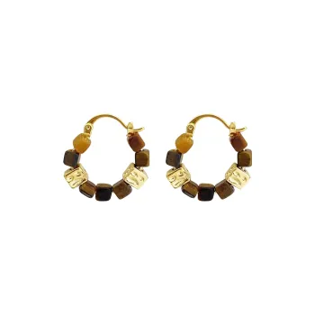ONEKISS Gold Plated Copper Earrings Women's