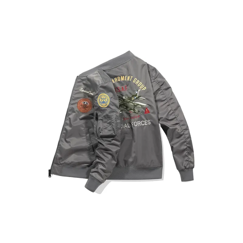 TREK&TRAVEL Baseball Jacket Men's-17