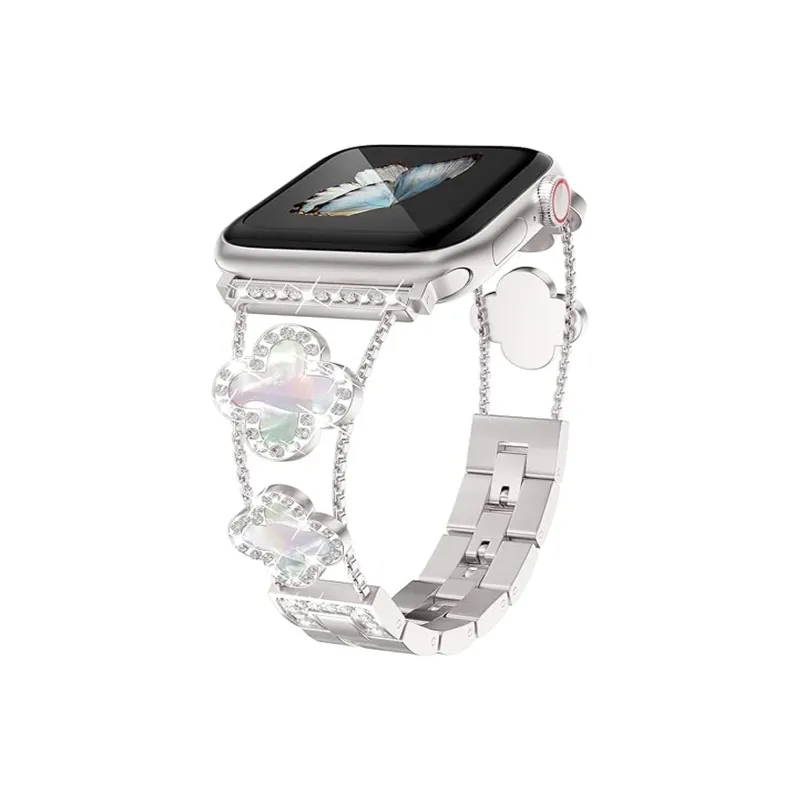 CHRROTA Watch Band Apple Compatibility Metal-0