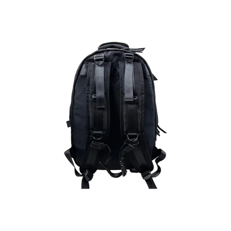 Indispensable Polyester Backpacks Backpack Regular Unisex Black-1