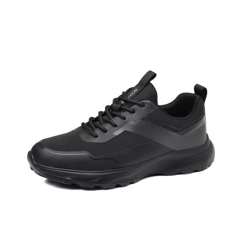 Bull Thunder Anti Slip Wear Resistant Low Top Casual Shoes Men's Black