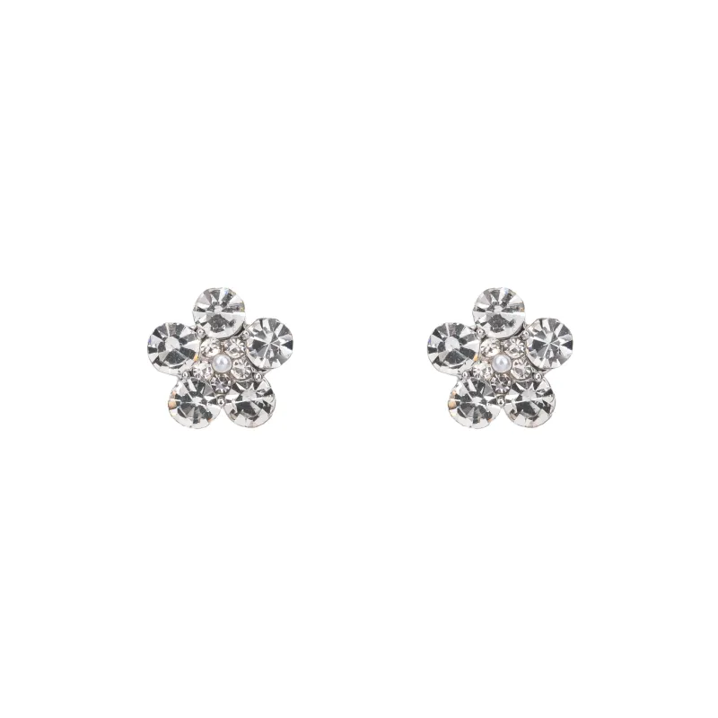 BLESSED BULLET S925 Sterling Silver Stud Stud Earrings Women's-0