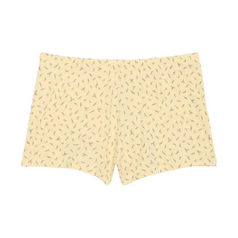 Victoria's Secret PINK Spill-the-Tea Cotton Shorts / HDF Pajama Pants Women's Yellow-0