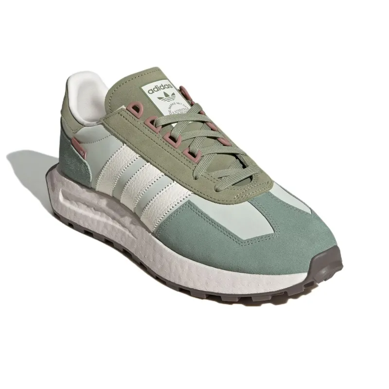 Adidas Originals Retropy E5 Anti-Slip Wear-Resistant Low-Top Casual Running Shoes Women's Green White-2