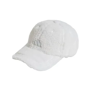 Adidas Recycled Polyester Fleece Baseball Caps Unisex White/Brown